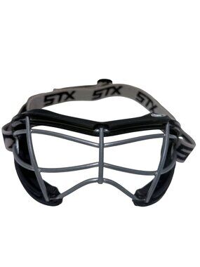STX 2See Field Hockey Goggles Womens Black Gray Adjustable Strap ASTM F2713-1